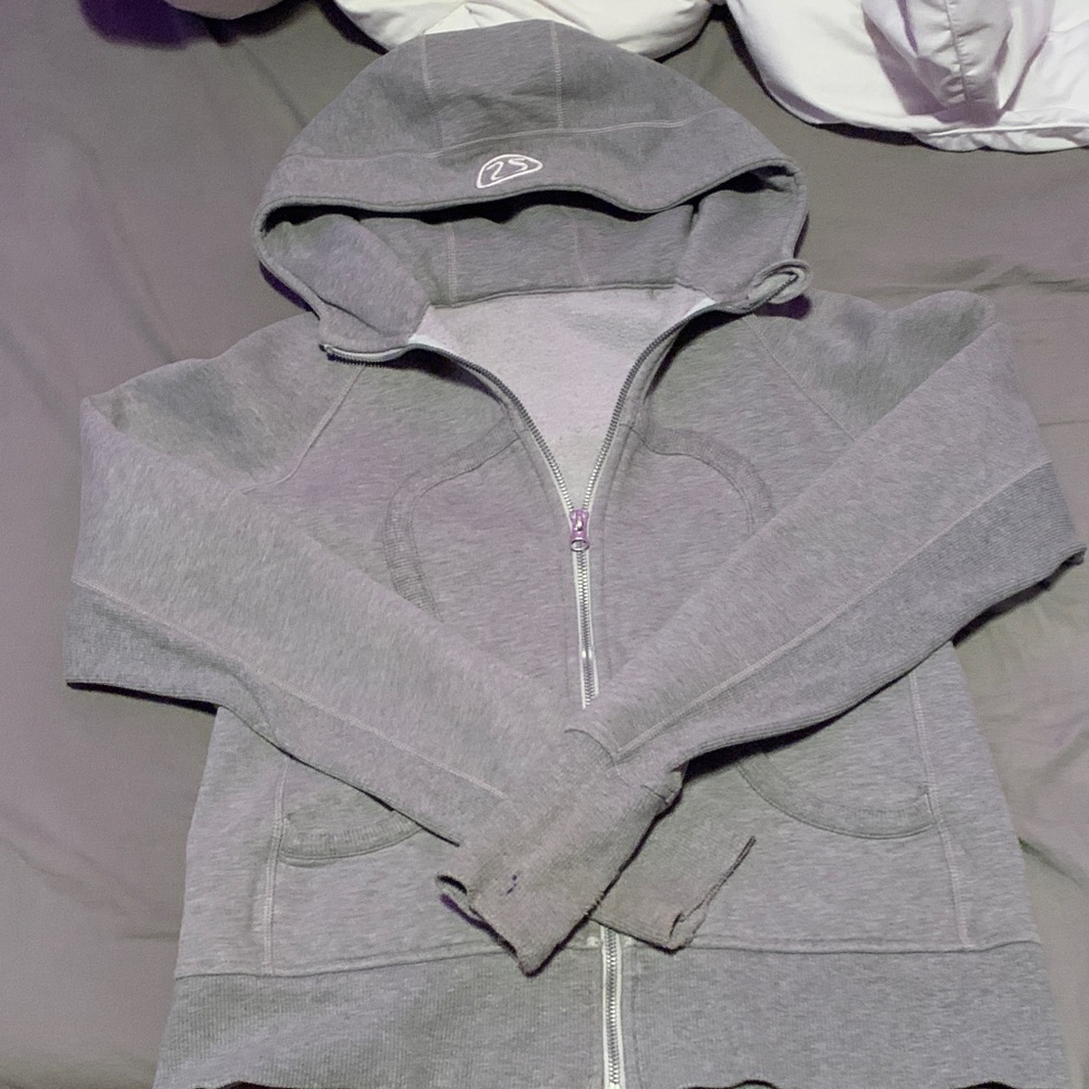 lululemon athletica Heather Gray Women's Zip-Up Hoodie
